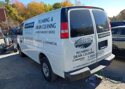 2015 Chevrolet Express 2500 Work Van из США, поврежденный, VIN 1GCWGFCF8F1278866